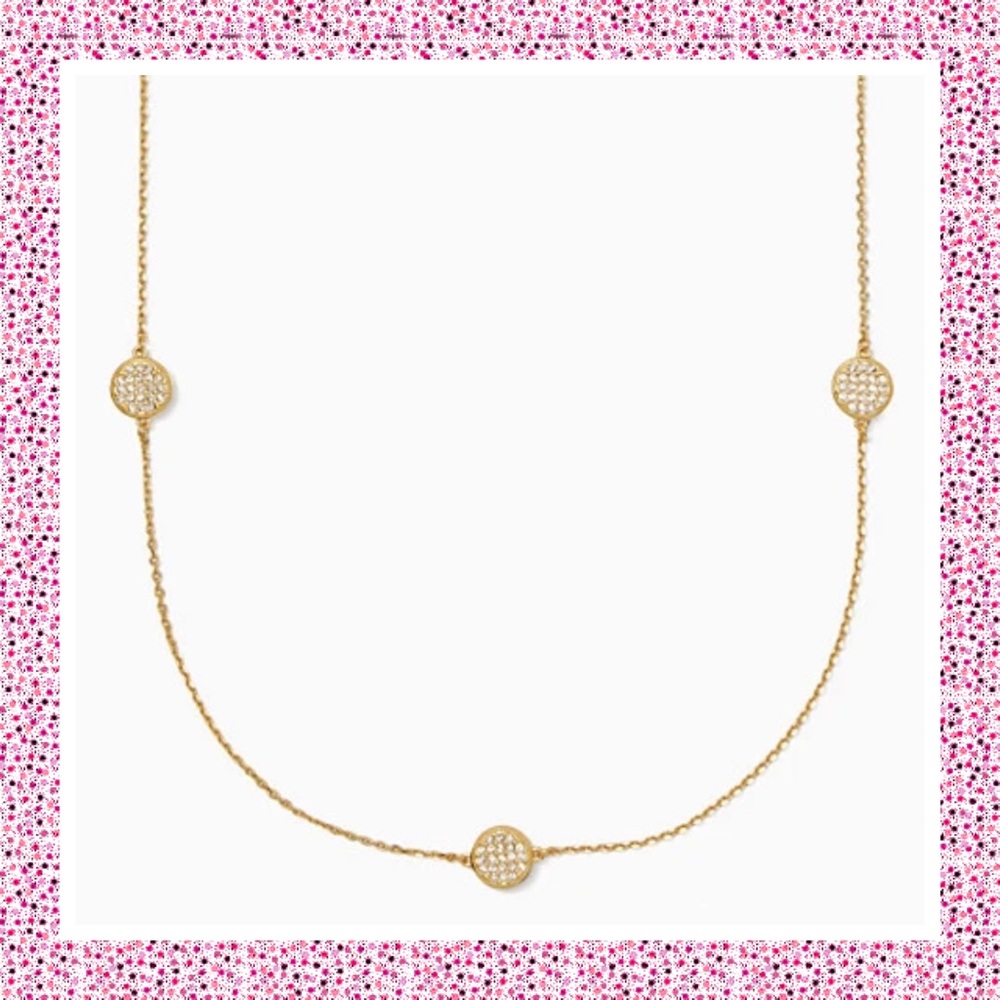 Take 40% Off Kate Spade ♠️ Gold “Bright Spot Scatter” Necklace NWTs